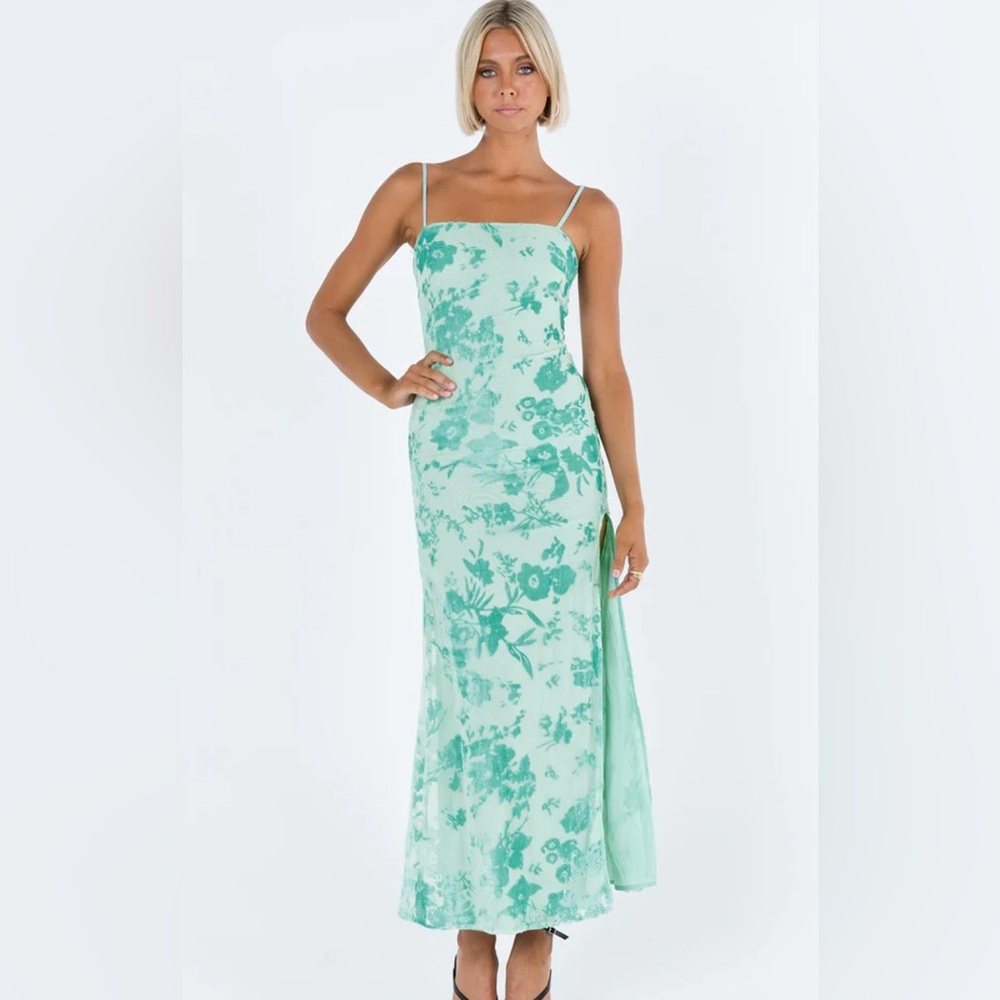 Princess Polly Burnout Velvet Maxi NWT